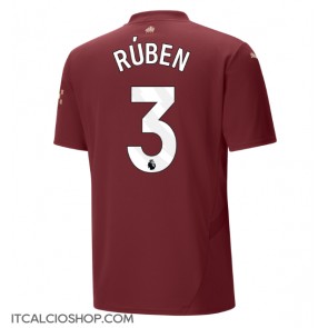 Manchester City Ruben Dias #3 Terza Maglia 2024-25 Manica Corta